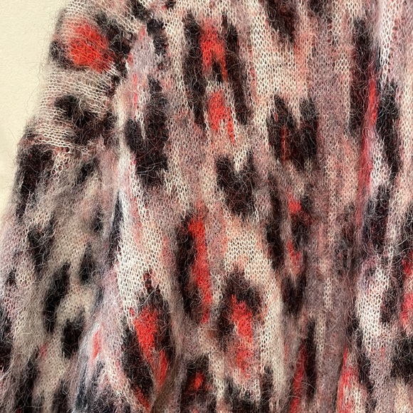 Anthropologie long cardigan, leopard print - Picture 3 of 4